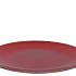 MELAMINE LISA RED PLATE ROUND 40X40X2CM
