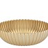 MELAMINE LISA GOLD BOWL 25X25X9CM