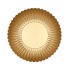 MELAMINE LISA GOLD BOWL 25X25X9CM