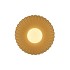 MELAMINE LISA GOLD POT 11X8X11CM