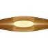 MELAMINE LISA GOLD BOAT OVAL 55X14X18CM