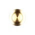 MELAMINE LISA GOLD PLATE ROUND 18X18X2CM