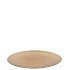 MELAMINE LISA GOLD PLATE ROUND 22X22X2CM