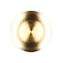 MELAMINE LISA GOLD PLATE ROUND 28X28X2CM