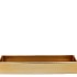MELAMINE LISA GOLD BOWL SQUARE 32X11X5CM
