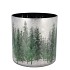 RUBY SILVER T-LIGHT FOREST 15X15CM NM