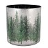 RUBY SILVER T-LIGHT FOREST 20X20CM NM