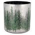 RUBY SILVER T-LIGHT FOREST 25X25CM NM