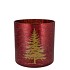 RUBY RED T-LIGHT X-MAS TREE 8X8CM NM