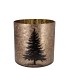 RUBY GOLD T-LIGHT X-MAS TREE 8X8CM