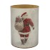 RUBY WHITE T-LIGHT SANTA 18X24CM NM