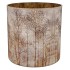 RUBY BROWN T-LIGHT FOREST 25X25CM
