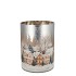 RUBY SILVER T-LIGHT WINTER HOUSE 9X10CM
