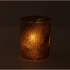 RUBY GOLD T-LIGHT SHINY 8X8CM
