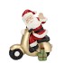 BELLY RED SANTA SCOOTER 16X9X18CM