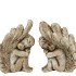 CONCRETE SAINT ANTIQUE ANGEL SITTING ASS 12X11X15M
