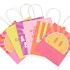 GIFT PAPERBAG FUN ASS PINK YELLOW 18X8X21CM