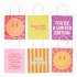 GIFT PAPERBAG FUN ASS PINK YELLOW 18X8X21CM