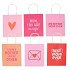 GIFT PAPERBAG MOM HEART ASS PINK 18X8X21CM