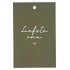 GIFT BOUQUET CARD LIEFSTE OMA BROWN 6X9CM P/25