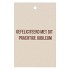 GIFT BOUQUET CARD GEFELICITEERD SAND 6X9CM P/25