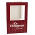 GIFT TILE CARD IT'S CHRISTMAS TIME RED 21X14X1CM