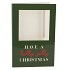 GIFT TILE CARD CHRISTMAS GREEN 21X14X1CM