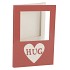 GIFT TILE CARD HUG BROWN 21X14X1CM