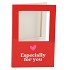GIFT TILE CARD ESPECIALLY FOR YOU RED 21X14X1CM