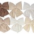 DECO SAND BOW X-MAS ASS 40X50CM