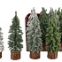 SILK X-MAS TREE DISPLAY 4 FINISH ASS 8X25CM