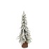 SILK X-MAS TREE SNOW 12X32CM