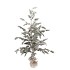 SILK X-MAS TREE SNOW LIGHT CHAIN JUTE 60X120CM