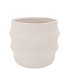 CASCAIS WHITE POT 17X17X15CM