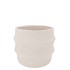 CASCAIS WHITE POT 13X13X12CM