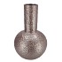 EVORA METALLIC GREY VASE TUBE 30X30X49CM