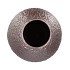 EVORA METALLIC GREY VASE TUBE 25X25X39CM