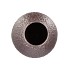 EVORA METALLIC GREY VASE TUBE 15X15X24CM