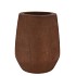 WOODY DARK NATURAL BROWN VASE 24X24X29CM