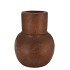 WOODY DARK NATURAL BROWN VASE NECK 23X23X29CM