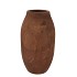 WOODY DARK NATURAL BROWN VASE LONG 24X24X43CM