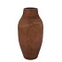WOODY DARK NATURAL BROWN VASE FLOWER 19X19X39CM