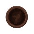 WOODY DARK NATURAL BROWN POT 23X23X18CM