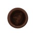 WOODY DARK NATURAL BROWN POT 18X18X14CM