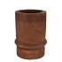 WOODY DARK NATURAL BROWN VASE CILINDER 23X23X31CM