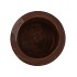WOODY DARK NATURAL BROWN VASE CILINDER 23X23X31CM