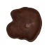 WOODY DARK NATURAL BROWN BOWL 37X34X9CM