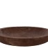 WOODY DARK NATURAL BROWN PLATE 42X42X6CM