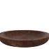 WOODY DARK NATURAL BROWN PLATE 35X35X6CM