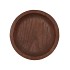 WOODY DARK NATURAL BROWN PLATE 35X35X6CM